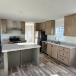 Brand new manufactured house kitchen view