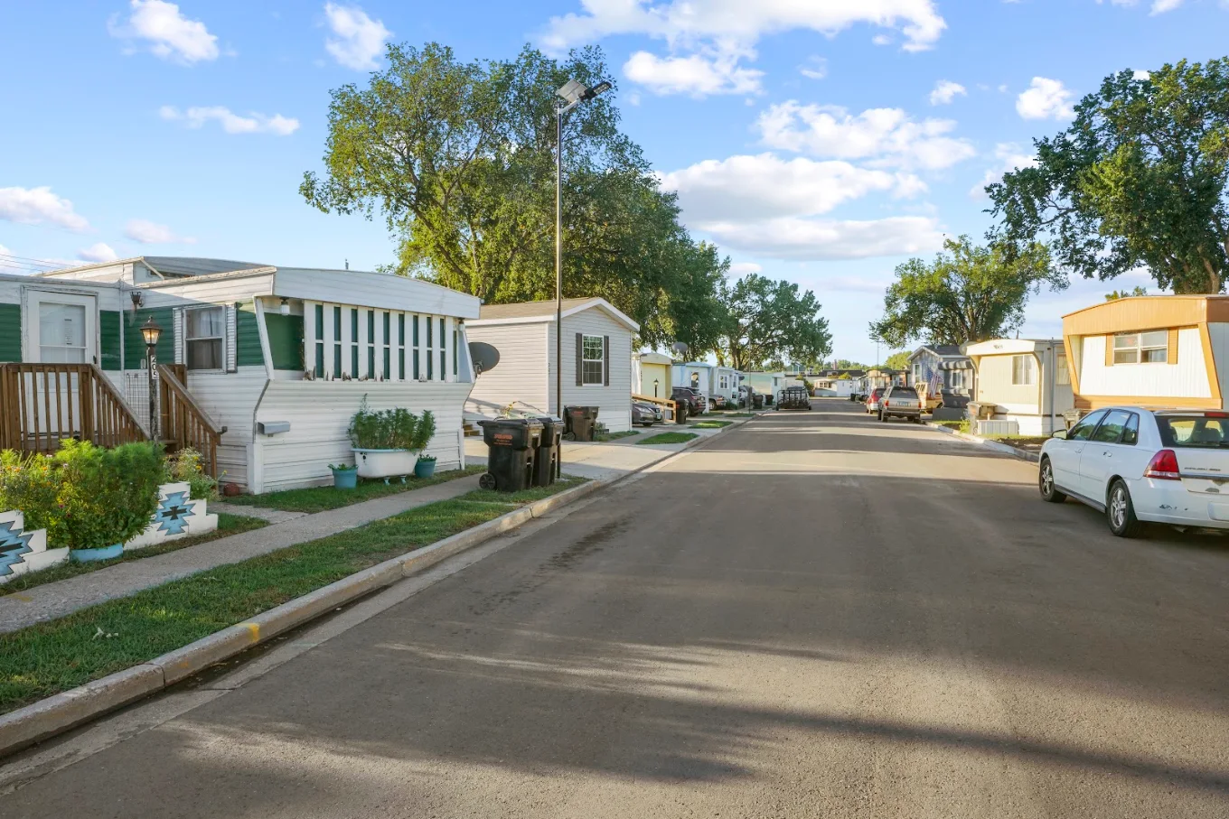 Manufactured housing community in North Dakota