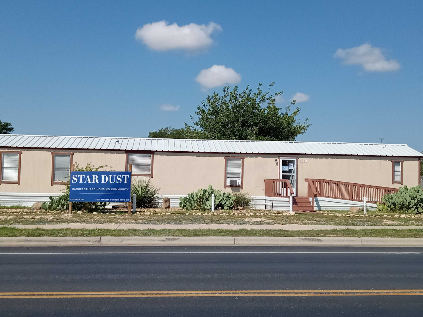Manufactured housing community in Texas